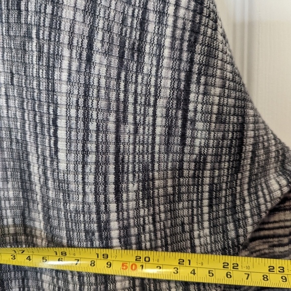 525 America black grey white ribbed sweater size M - Picture 7 of 9